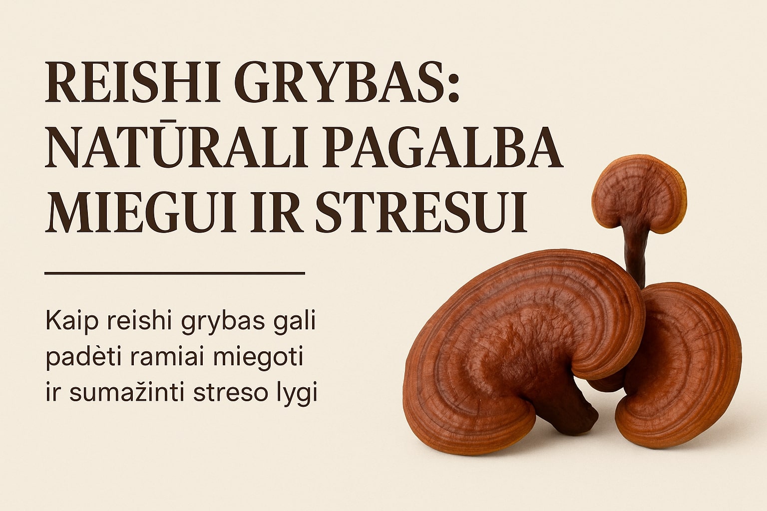 Reishi grybas nauda
